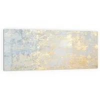 Deqori Küchenrückwand Glas | Motiv Wand mit Gold-Struktur |
