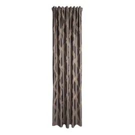 Homing Vorhang HOMING "Marla" Gr. 1, grau (stahlgrau), B:140cm H:245cm, Polyester, Gardinen, Fertigschal