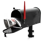 Wiltec US Mailbox schwarz