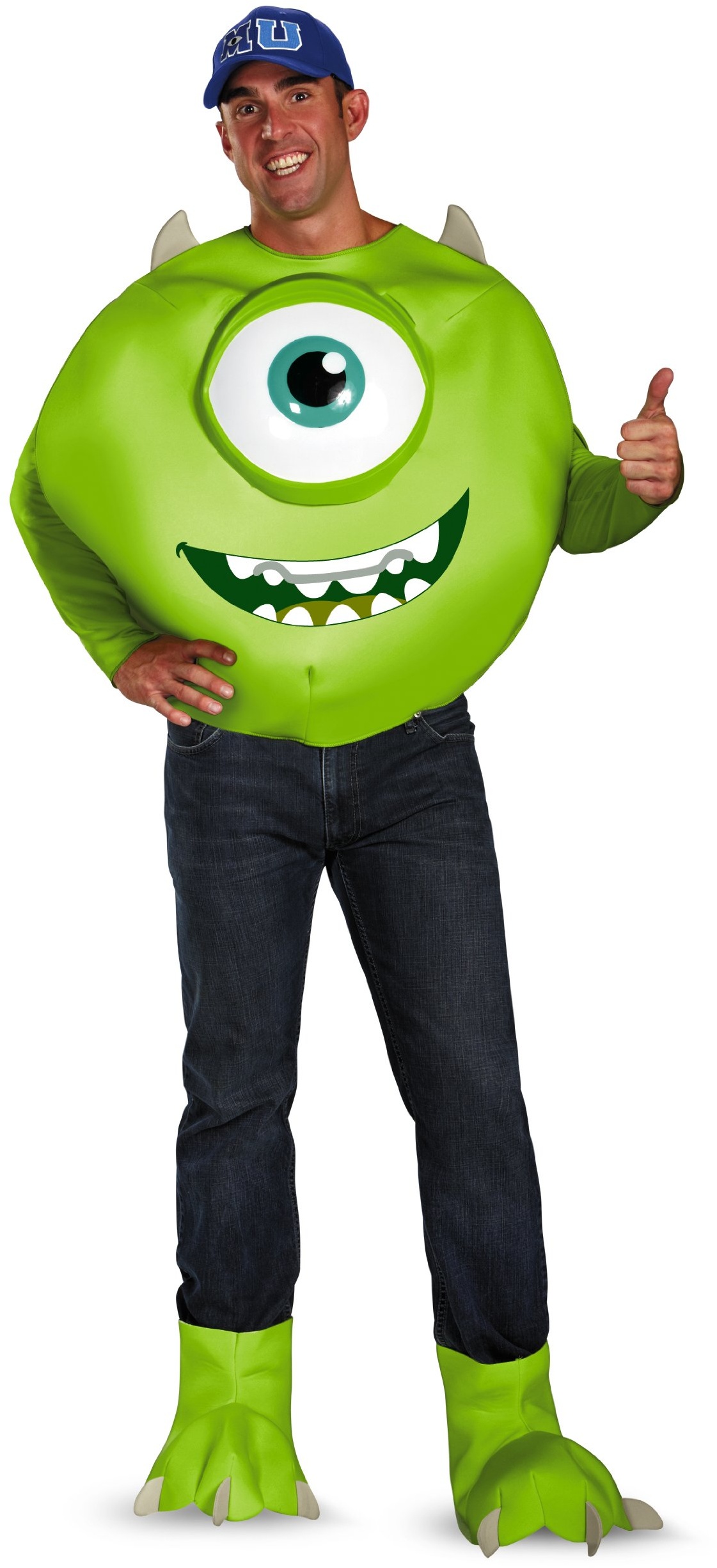 Disney Disguise Herren Pixar Monster University Mike Deluxe Kostüm, grün/weiß/blau, XX-Large (50-52) US
