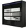 Mirjan24 Schiebetürenschrank London III 180 x 215 x 58 cm Schwarz