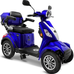 Elektromobil ROLEKTRO "Rolektro E-Quad 25 V.3, Lithium Akku" Elektromobile blau Mobilitätshilfen Elektromobile