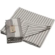 David Fussenegger Sommertuch 2er Set Nizza 'Diagonalstreifen' 90 x 150 cm (Farbe: Senf)