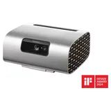 ViewSonic M10E 2200 lm, 1.2:1), Beamer Schwarz, Grau, Silber