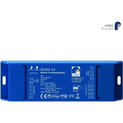 Rutec Projekt Master Funkempfänger, IP20, Input 12-24V, sek. 12-24V, 240W/480W, Einfarbig / Select / RGB / RGBW RUP-PHZ450-V2