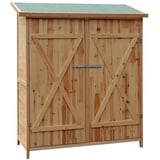 Wiltec Geräteschrank 1,38 x 0,66 x 1,60 m natur