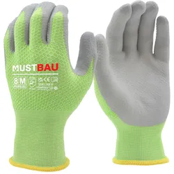 Mustbau Arbeitshandschuhe 12 Pack,Gartenhandschuhe Montagehandschuhe, Wiederverwendbar, Größe:XL
