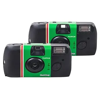 Fujifilm QuickSnap Flash FASH.27, Sofortbildkamera, Schwarz, Grün