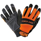 Hase Handschuhe Power Grip, schwarz/orange, 9
