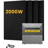Anker SOLIX Solarbank 3 E2700 Pro, mit 4 x 500 Bifaziale Solarmodule.by Powerness - 5.4kWh / ohne Zubehör / Selbstabholung