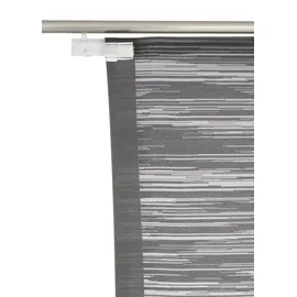 Neutex for you! Padova Schiebegardine Klettband Striche 57x145 cm anthrazit