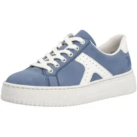 Rieker Plateausneaker Blau 41