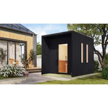 Karibu Laguna inkl. 9 kW Ofen + int. Steuerung + Dachkranz