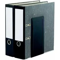 Maul Buchstütze Metall 69x133 mm Schwarz 2 Stück