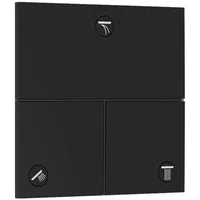 Hansgrohe ShowerSelect Comfort E Ventil Unterputz, 3 Verbraucher, Mattschwarz