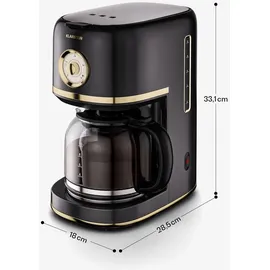 Klarstein Victoria Filterkaffeemaschine Schwarz