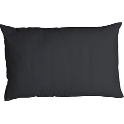 Kissenbezug CASATEX "Uni", grau (schiefer), B:40cm L:80cm, Satin, Baumwolle, Baumwolle, Kissenbezüge, Uni Design, Reißverschluss, tolle Farben
