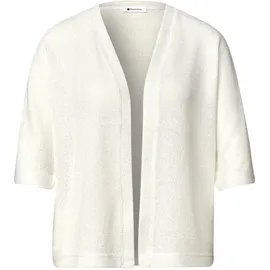 STREET ONE Strickjacke Kurzarm Weiß 40