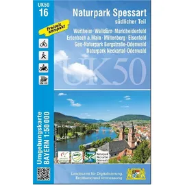 Landesamt für Digitalisierung, Breitband und Vermessung, Bayern UK50-16 Naturpark Spessart südlicher Teil