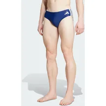 adidas 3-Streifen Badeslip Dunkelblau/Weiß S