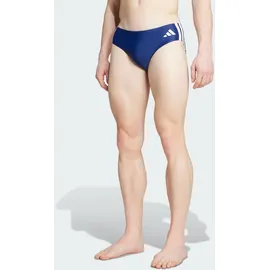 adidas 3-Streifen Badeslip Dunkelblau/Weiß S