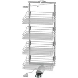 Vauth Sagel Schrankauszug Tal Gate Apothekerschrank Kb 600 Höhe 1200-1450 Mm, Silber