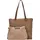 Valentino Post Re Shopper Kunstleder Kamel/Moro