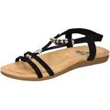 2GO FASHION Sandale Damen Schwarz 39