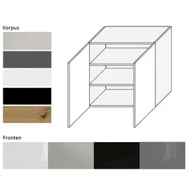 Feldmann-Wohnen Hängeschrank Essen 80 x 32,5 x 72 cm Schwarz