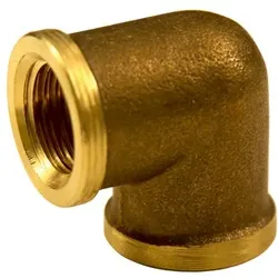 Knie IG 1/2", Messing