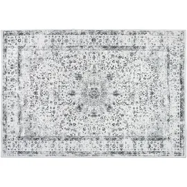 Tectake Aliya Kurzflorteppich 120 x 170 cm Grau