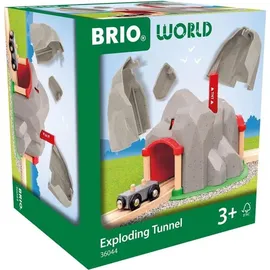 BRIO 63604400 - Tunnel mit Sprengfunktion