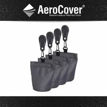 AeroCover Sandsäcke für Schutzhüllen 4er-Set Stoff khaki