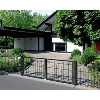 GAH Alberts Zaunsystem Madrid Doppeltor-anthrazit metallic-750 mm