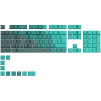 Glorious PC Gaming Race Glorious Gaming 115x GPBT-Keycaps - Cherry-Profil, äußerst widerstandsfähiger PBT-Kunststoff, optisch EIN Blickfang, überragende Akustik, Originalschrift, GB Layout - Rain Forest