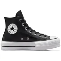 Converse Chuck Taylor All Star Lift Clean Leather High Top black/black/white 37