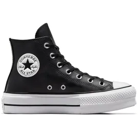Converse Chuck Taylor All Star Lift Clean Leather High Top black/black/white 37
