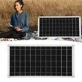 Solarladegerät-set Mit 15-w-monokristallin-panel Zum Laden Von Usb-geräten (kameras, Handys, Ventilatoren) – Flexible Installation Und Ip65-wasserdicht