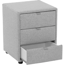 Jockenhöfer Nachtkonsole JOCKENHÖFER GRUPPE "Lore", grau (grau 495, 09), H:53cm T:45cm, Sideboards, Nachtkonsole