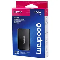 GoodRam SSDPR-HX200-1K0 (1000 GB), Externe SSD Schwarz