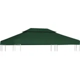 HIGSOSE Pavillon-Dachplane Ersatzdach Grün Ersatzdach Pavillon Pavillon Zubehör 3x4 m 310 g/m2 Wasserdicht Stabil Winterfest Dach für Pavillon