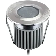 ledscom.de LED Bodeneinbauleuchte rund Aluminium 50mm Ø 4,7 cm warmweiß
