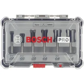 Bosch Nutfräser Set 1/4 Zoll 6-teilig