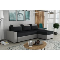 Fun Möbel Ecksofa Schlafsofa Sofa HEDVIG LUX Manila Hellgrau-