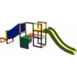 Moveandstic move and stic - Sporty Spielturm mit Krabbeltunnel und Mas Rutsche für den Garten oder das Kinderzimmer 6353