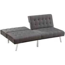 Atlantic Home Collection Schlafsofa, Stoff, Grau