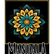 tredition Black Mandala Malbuch 1 St. schwarz