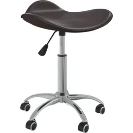 vidaXL Bürostuhl Kunstleder Braun