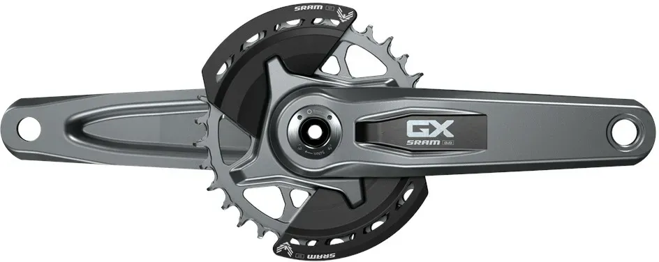 SRAM GX Eagle DUB Kurbel | 55 mm Kettenlinie 174 mm Q-Faktor | schwarz