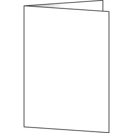 Sigel Faltkarten DP910, 185g/m2, weiß, 14,8 x 21 cm (A5), blanko, 50 Karten
